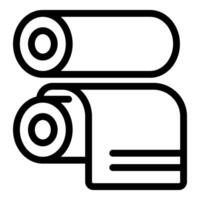 Printing press machine using rollers for printing newspapers and magazines vector