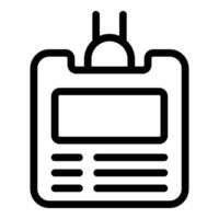 Electronic device with antenna transmitting data wirelessly vector
