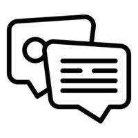 Online chatting with user profile picture and text bubble showing ongoing conversation vector