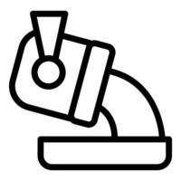Construction worker pouring concrete mix from bucket into wheelbarrow line icon vector