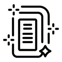 Document being optimized for search engine visibility with keywords vector