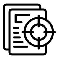 Marketing strategy focusing on a specific customer group vector