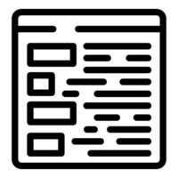 Online survey form being filled on computer screen vector