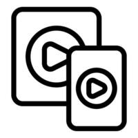 player interface showing cross platform compatibility vector