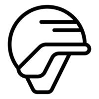 Military helmet icon representing army protection and combat vector