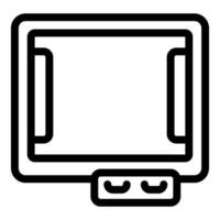 Empty soccer field top view showing touchlines and penalty areas vector
