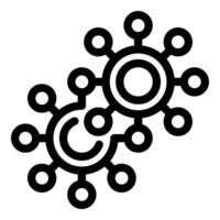 Network hub connecting nodes representing data transfer and communication vector