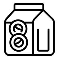 Washing machine front load showing laundry detergent icon vector