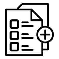 Businessman adding new task to a checklist icon vector