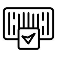Atm validating credit card after entering pin code vector