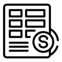 Online payment form with dollar coin icon for secure transaction vector