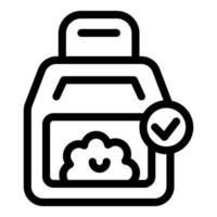Package containing brain representing artificial intelligence development progress vector