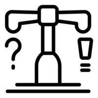 Punching bag machine being used for stress relief and fun vector