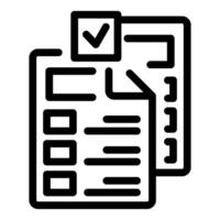 Businessman completing checklist for successful project management vector