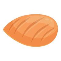 Grilled chicken fillet showing healthy eating habits vector