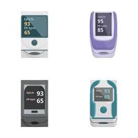 Set of pulse oximeters for health monitoring vector