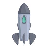 Cartoon rocket ship floating with no smoke or flames vector