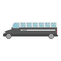 Police bus standing on a white background vector