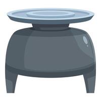 Futuristic helmet with visor presenting modern design and advanced technology vector