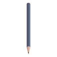 Single gray unsharpened pencil standing on white background vector