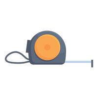 Measuring tape illustration showing measuring, length, and distance vector