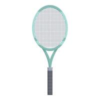 Tennis racket standing up with a white background vector