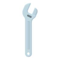 Adjustable wrench fixing working building tool construction plumbing vector
