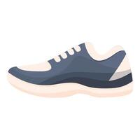 Modern sport shoe offering cushioning and support for running and training vector