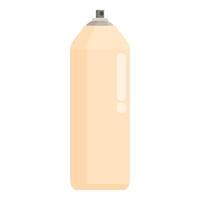 Spray paint can illustration standing up on white background vector