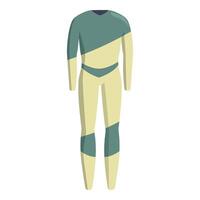 Racing driver wearing professional protective suit standing pose vector