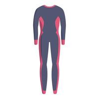 Diving suit keeping you warm while exploring the ocean depths vector
