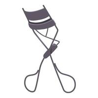 Eyelash curler standing on white background vector