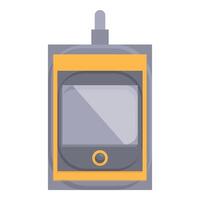 Modern intercom system for apartment building security vector