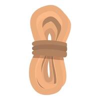 Elastic band tied around object holding tightly vector