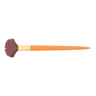 Fan brush for blending and applying makeup