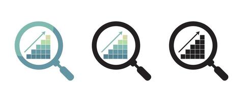 look up stats design vector