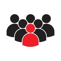leader group icon vector