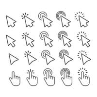 mouse pointer icon vector