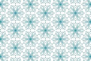 Beautiful floral hand drawn botanical pattern on white background vector