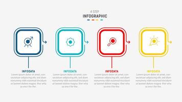 Three Step Infographic label design template with line icons. process steps diagram, presentations, workflow layout, banner, flow chart, info graph illustration. vector