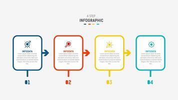 Three Step Infographic label design template with line icons. process steps diagram, presentations, workflow layout, banner, flow chart, info graph illustration. vector