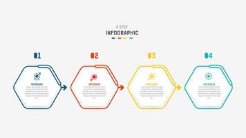 Three Step Infographic label design template with line icons. process steps diagram, presentations, workflow layout, banner, flow chart, info graph illustration. vector
