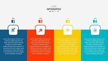 Three Step Infographic label design template with line icons. process steps diagram, presentations, workflow layout, banner, flow chart, info graph illustration. vector