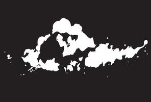 Acrylic in water. Ink blot. Abstract background. vector