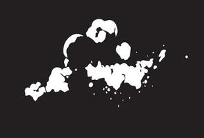 Acrylic in water. Ink blot. Abstract background. vector