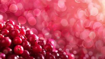 Close-up image of red currants photo