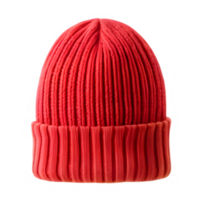 Mockup of a Red Beanie png