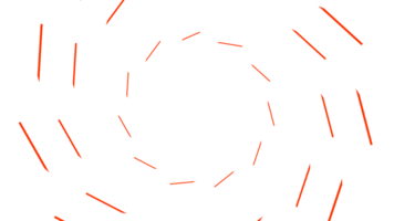 a circular pattern with red lines on a transparent background png