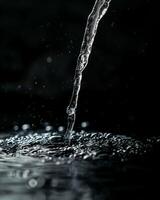 fluid elegance, capturing the motion of water photo