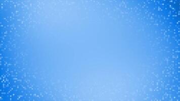 Simple box pattern geometrical digital royal blue color looped background with clean space for presentation video
